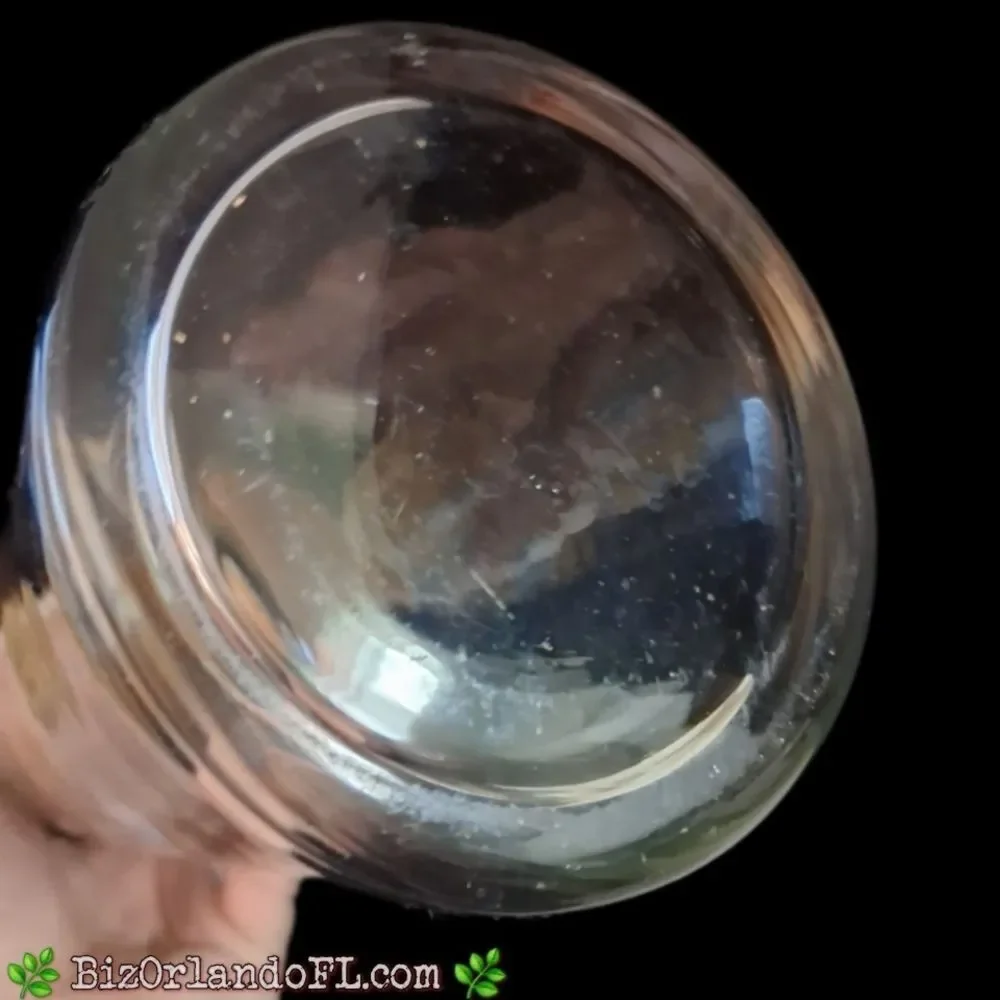 VINTAGE: Clear Tall Glass Cylinder Bottle Terrarium With Cork Stopper